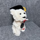 Dan Dee Collectors Choice Graduation Teddy Bear Dog Singing   Spinning Plush 10 