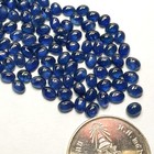 5x4mm 3pcs Oval Cabochon Calibrated Normal Heated Only  Natural Blue Sapphire