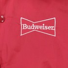 Rare Vintage Anheuser Busch Budweiser Collared Button Front Jacket 80s 90s R L