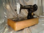 Vintage Sewing Machine Wood Base  american Craftsman Series  By Mark T Fulwider