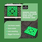 Seed Spacer Square Foot Gardening Tool Kit With Dibber Funnel Plant Guide