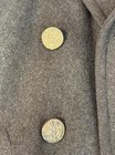 Us Army Wwii Officer Olive Wool Overcoat With Insignia Great Seal Buttons