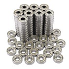 608-zz Ball Bearing 8x22x7mm Double Shielded Skateboard Bearings  100 Qty 