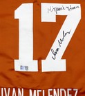 Ivan Melendez Signed Texas Longhorns 2022 Golden Spikes Jersey Hispanic Titanic