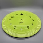 Fiesta Wall Clock Face In Chartreuse   Fiestaware Retired Green   Needs Movement