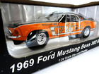 Harley-davidson 1969 Ford Mustang Boss 302 Racer   1 24 Scale Diecast Bank
