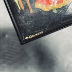 Vintage Russian Lacquer Box Hand Painted Fairy Tale Art Fedoskino Yudina 2 5x3 5