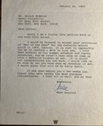 Mike Douglas-typed Letter Signed-re   man Of The Year Award -1969-unique