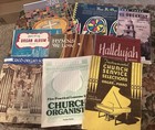 Vintage Lot Sheet Music Books Organ Piano Sacred Church Religious 10 Lbs