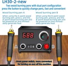 Firelood Pyrography Wood Burning Kit Dual Pen Professional Wood Burner Tool 30ti