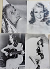 Lot Of  10 Vintage  Rita Hayworth Trimmed Press   Promotional Photos  Gilda