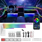 Dream Color Acrylic Interior Car Ambient Light Kit  Bphuny 18 In 1 593 Leds
