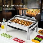 8l Chafer Chafing Dish Buffet Set Stainless Steel Party Food Warmer