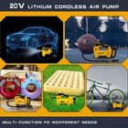 Tire Inflator Portable Air Compressor For Dewalt 20v Max Battery Auto Tire Pump