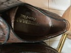 Freeman Classic Brown Calf Wing Tip Toe Oxford Shoe Men 9 5 B 1970s Vintage Usa