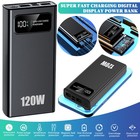 120w Power Bank 50000mah Usb Pd Fast Charging Portable Charger External Battery