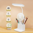 Dimmable Led Desk Light Touch Sensor Table Bedside Reading Lamp Usb Rechargeable