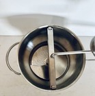 Food Mill Stainless Steel Kitchen Appliance Potato Ricer Turn Knob Heavy Duty 