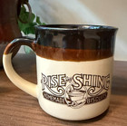 1986 Vintage Hardee s Rise And Shine Homemade Biscuits Ceramic Coffee Cup Mug