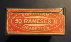 Antique Stephano Brothers Rameses Cigarette Tin Tobacciana Egyptomania Art Deco