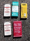 Vintage Lot Of 5 Cigarette Sample  complimentary Not For Sale  Pack Boxes  empty
