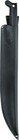 Condor Rude Boy Machete 18 5  1075hc Fixed Blade Black Sheath