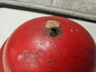 Genuine Ww1 Manufacture American Brodie Helmet  Red  No Lining  Stamped Numbered