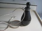     classic Vintage Black Parfum Perfume Halston Pendant Necklace Elsa Peretti
