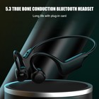 V5 3 Outdoor Bone Conduction Headphones Bluetooth Wireless Earbuds Sport Headset