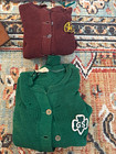 1940   s Vintage Girl Scouts Uniform Clothing Lot Dresses Sweaters Cardigan Hats 