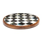 Brand New Mackenzie Childs Courtly Check Large Trivet