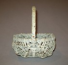 Old Antique Vtg Ca 1920s Miniature Basket Original Paint Excellent Mini Ooak