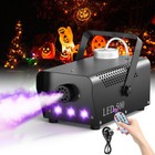 500w Led Smoke Fog Machine Rgb Color Stage Fogger Effect Halloween Disco Club