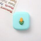 Square Fruits Decor Charm Case - Contact Lenses Organizer Travel Container 1pcs