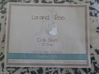 Nip Liz   Roo Navy   White Design Crib Skirt - 17  Drop