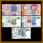 Mexico 50 100 200 500 1000 Pesos Full Set  2024 2025 P-new 100 Anniversary Unc
