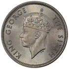 British Seychelles  1951 George Vi 25 Cents  Pcgs Ms 66  36 000 Mintage 