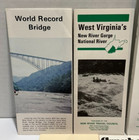 Vintage West Virginia Travel Brochure Lot  New River Gorge Seneca Rocks   More