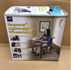 Medline Standard 18 Inch Seat Lightweight Wheelchair- Black Removable Arms