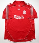 Liverpool 2006 2008 Home Gerrard Football Shirt Soccer Jersey Adidas Men s 2xl