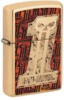 Zippo 48361 Windproof Harley Davidson Lighter With Harley  1 Skull Logo  Nib