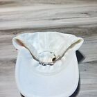Bud Light Strap Back Hat Cap White Embroidered Adjustable Drinking Beer Euc
