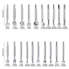 20x Leather Stamping Tools  Saddle Making Stamp Punch Set  For Craft Diy Working