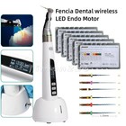 Dental Cordless Led Endo Motor 16 1 Contra Angle Handpiece  5x Niti Rotary Files