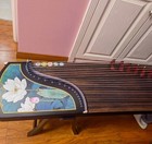 Guzheng 163cm 21 String Lotus Professional Performance Chinese String Instrument