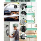 Car Lock Box Punch Button Combination Car Window Lock Box Wall Lock Box Portable