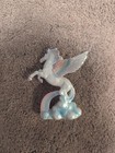 Vintage 1980s Iridescent Unicorn Figurine With Rainbow