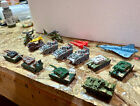 Kenner 1989 Vintage Mega Force Lot Of 14 Triax Battle White Metal Tanks 1 1 8 