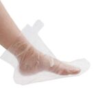 200pcs Clear Plastic Disposable Booties  Paraffin Bath Liners For Foot Pedicure