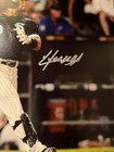 Yo  n Moncada Autographed Signed 11x14 White Sox Photo With Psa dna